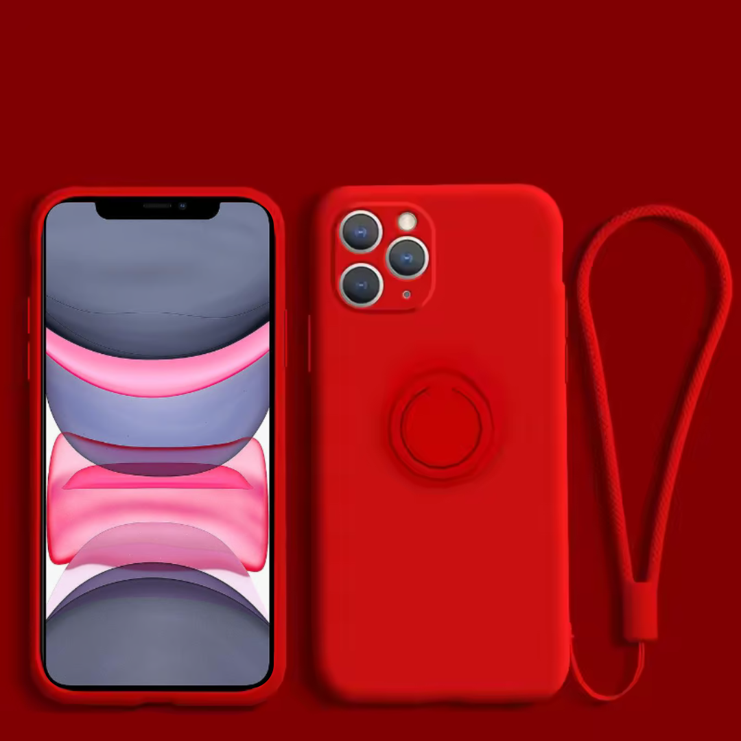 Funda magnética roja para iPhone 