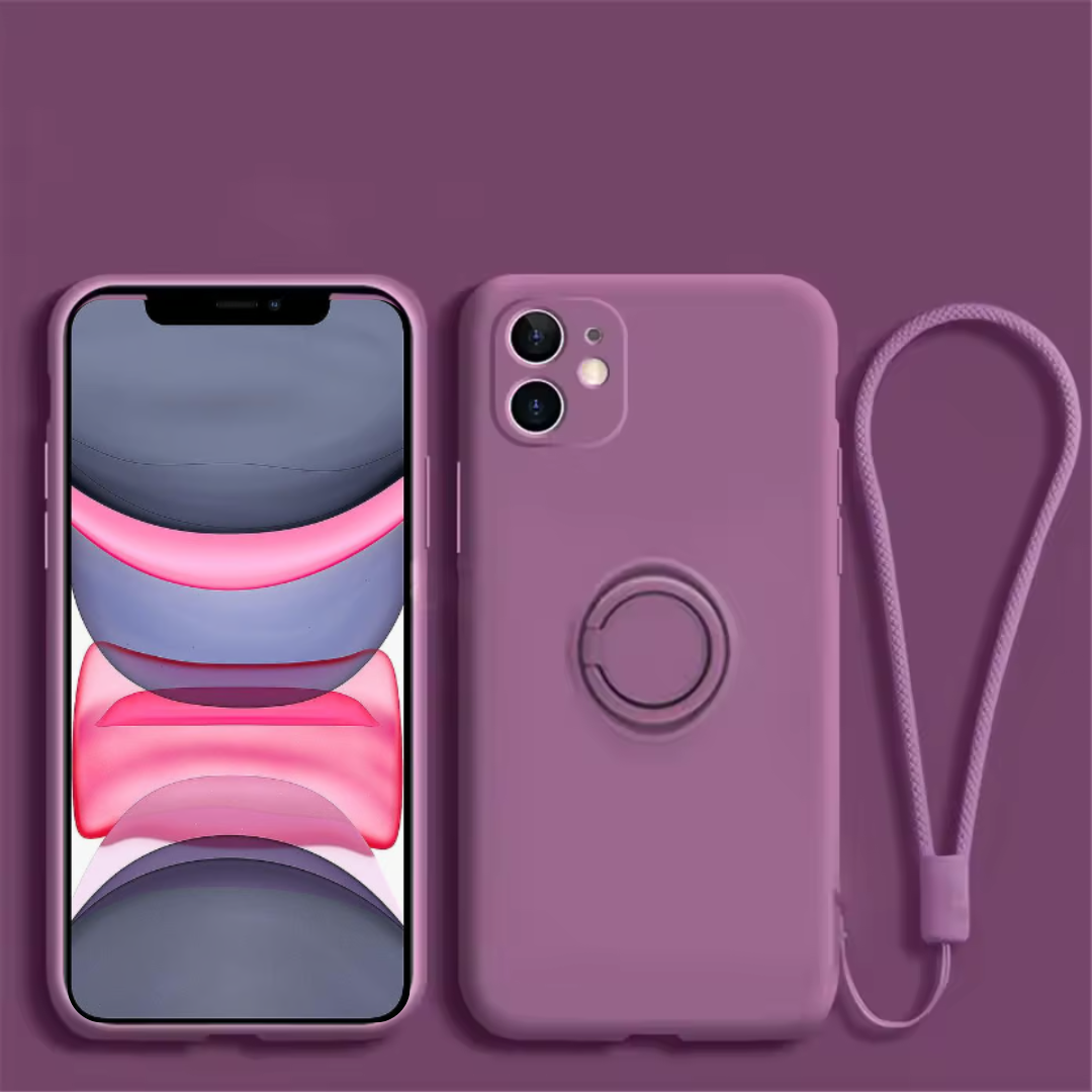 Coque magnétique violette pour iPhone