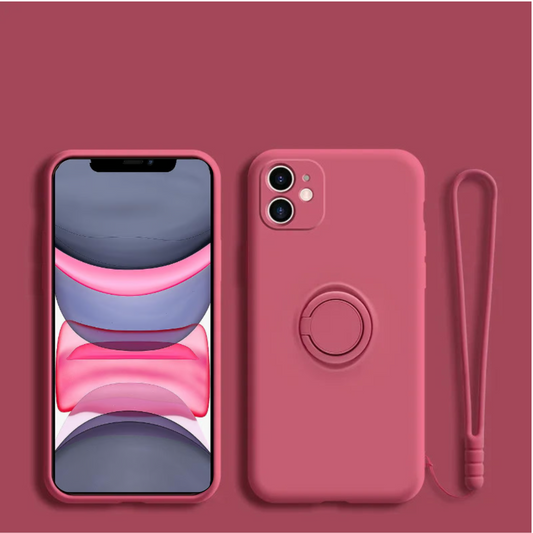 Funda magnética Camellia Red para iPhone 