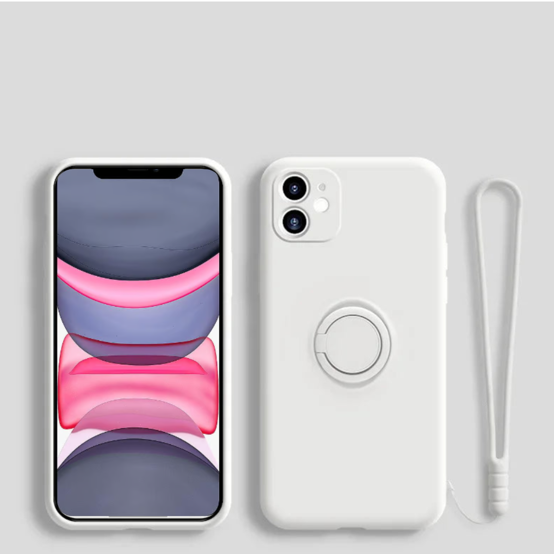 Funda magnética blanca para iPhone 